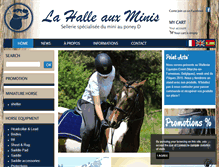 Tablet Screenshot of lahalleauxminis.fr